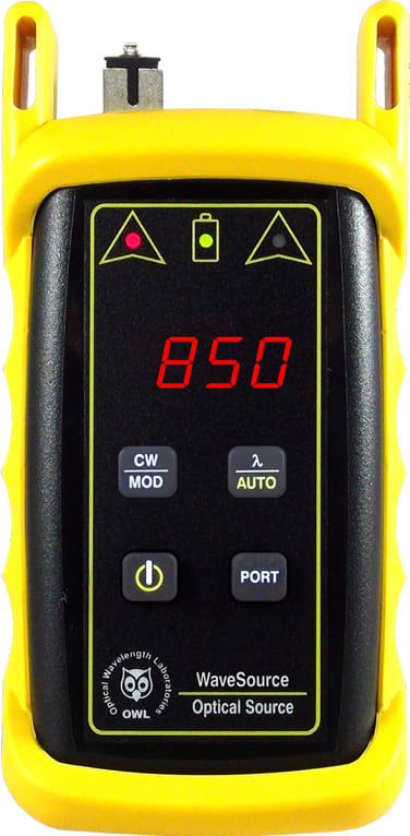 OWL WS-MDSC WaveSource Dual MultiMode Light Source (850nm / 1300nm) SC Connector