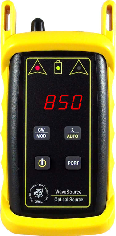 OWL WS-MDST WaveSource Dual MultiMode Light Source (850nm / 1300nm) ST Connector