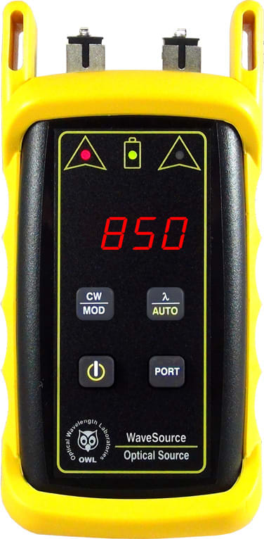 OWL WS-MDVSC WaveSource Dual MultiMode Light Source with Integrated VFL (SC Connector)