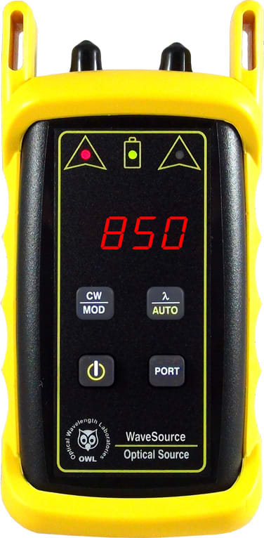 OWL WS-MDVST WaveSource Dual MultiMode Light Source with Integrated VFL (ST Connector)