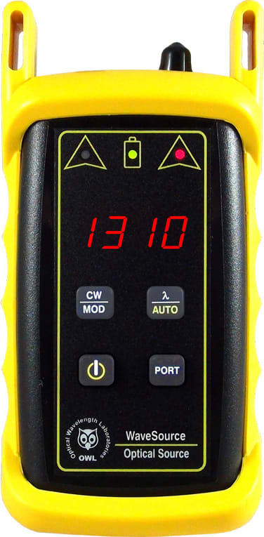 OWL WS-SDST WaveSource Dual SM Laser Source (1310 / 1550 nm) ST Connector