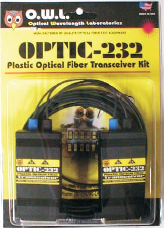 OWL KIT-O232 - Plastic Optical Fiber (POF) Transceiver Kit