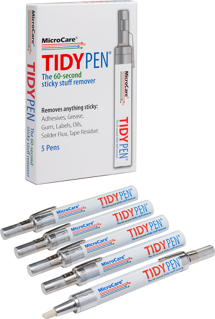 MicroCare MCC-PEN - TidyPen Adhesive and Label Remover (Box of 5 Pens)