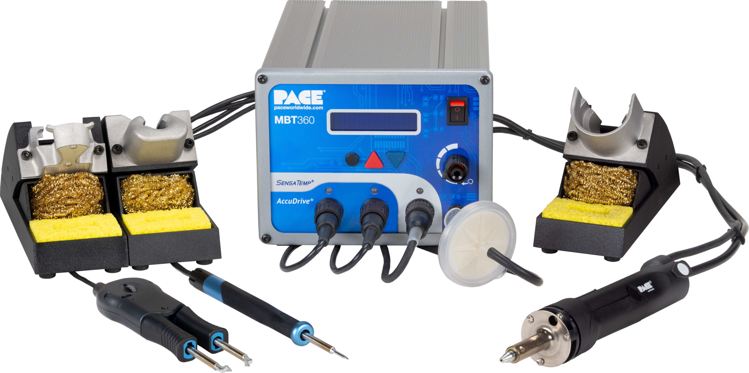 Pace MBT 360 - Three Channel Rework System with Iron, Tweezer, and Desoldering Iron (8007-0597)