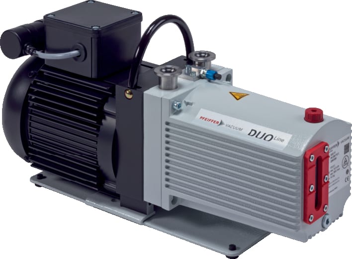 Pfeiffer Duo 11 - Dual-Stage Rotary Vane Pump (1-phase motor, 200-240 V, 50/60 Hz)