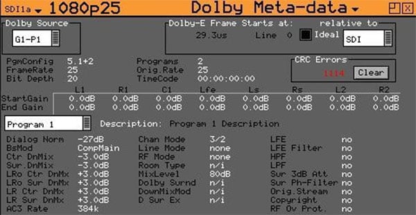 Phabrix PHRXO-BDA - Dolby Bitstream Analyzer