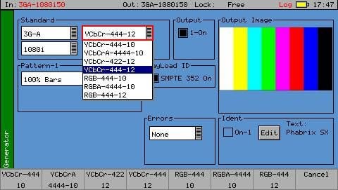Phabrix PHSXOF - Advanced Video Formats