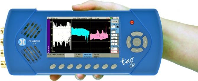Phabrix PHSXTAGC - SD/HD Multi-Format Portable Analyzer with Cage, SFP License and PHSXO-GEN