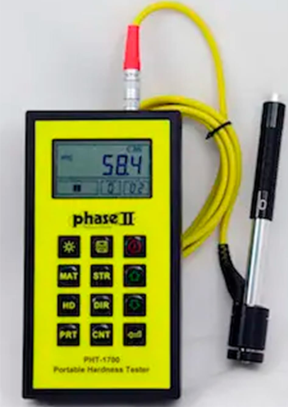Phase II+ 1700C - Portable Hardness Tester w/ D Impact Device & Certified Test Book