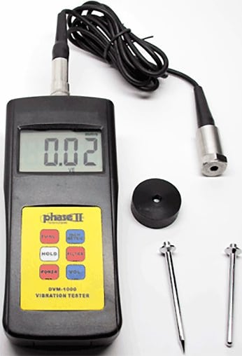 Phase II+ DVM-1000 - Digital Vibration Tester