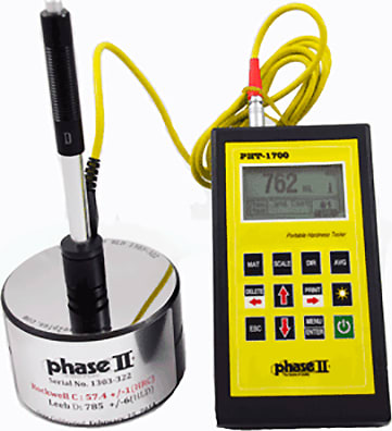 Phase II+ PHT-1700 - Portable Hardness Tester with D Impact Device