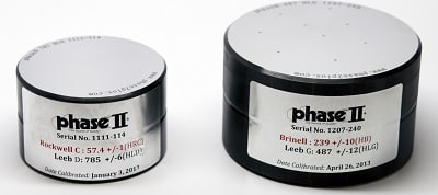 Phase II+ PHT1300-02 Test Block for Leeb 'D' (Mid Scale HRC)