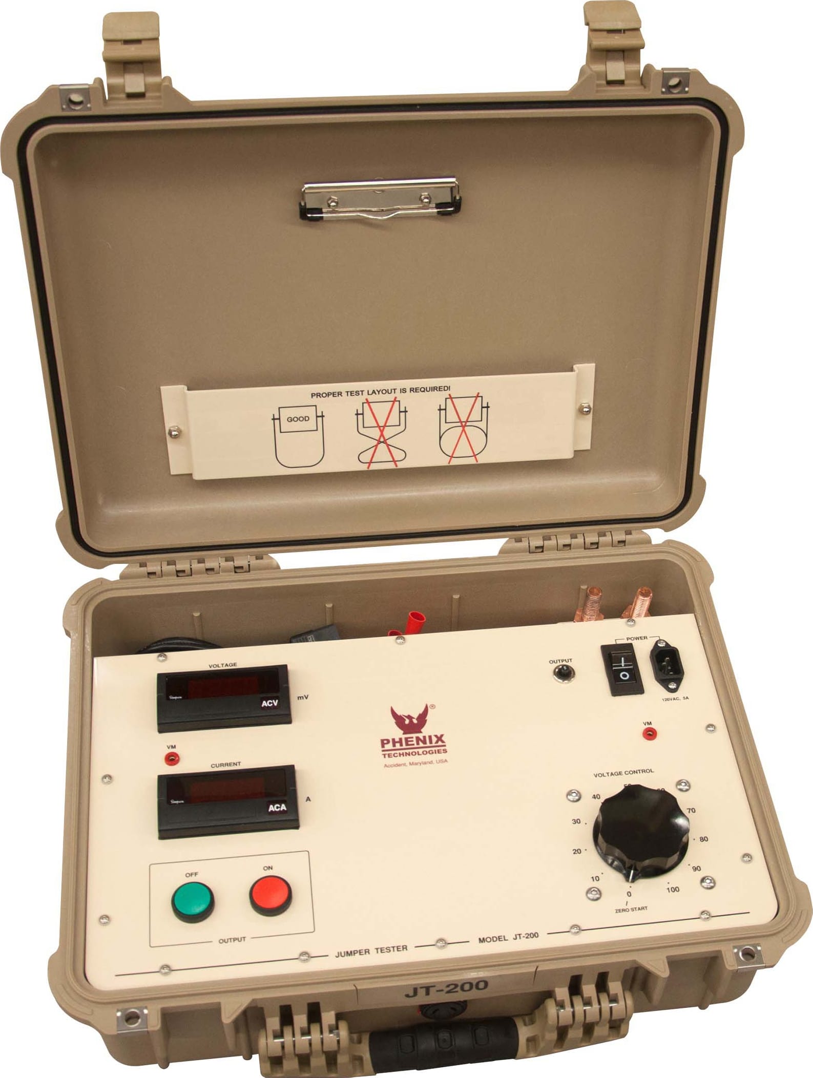 Phenix JT-200 Ground Jumper Tester (200A)