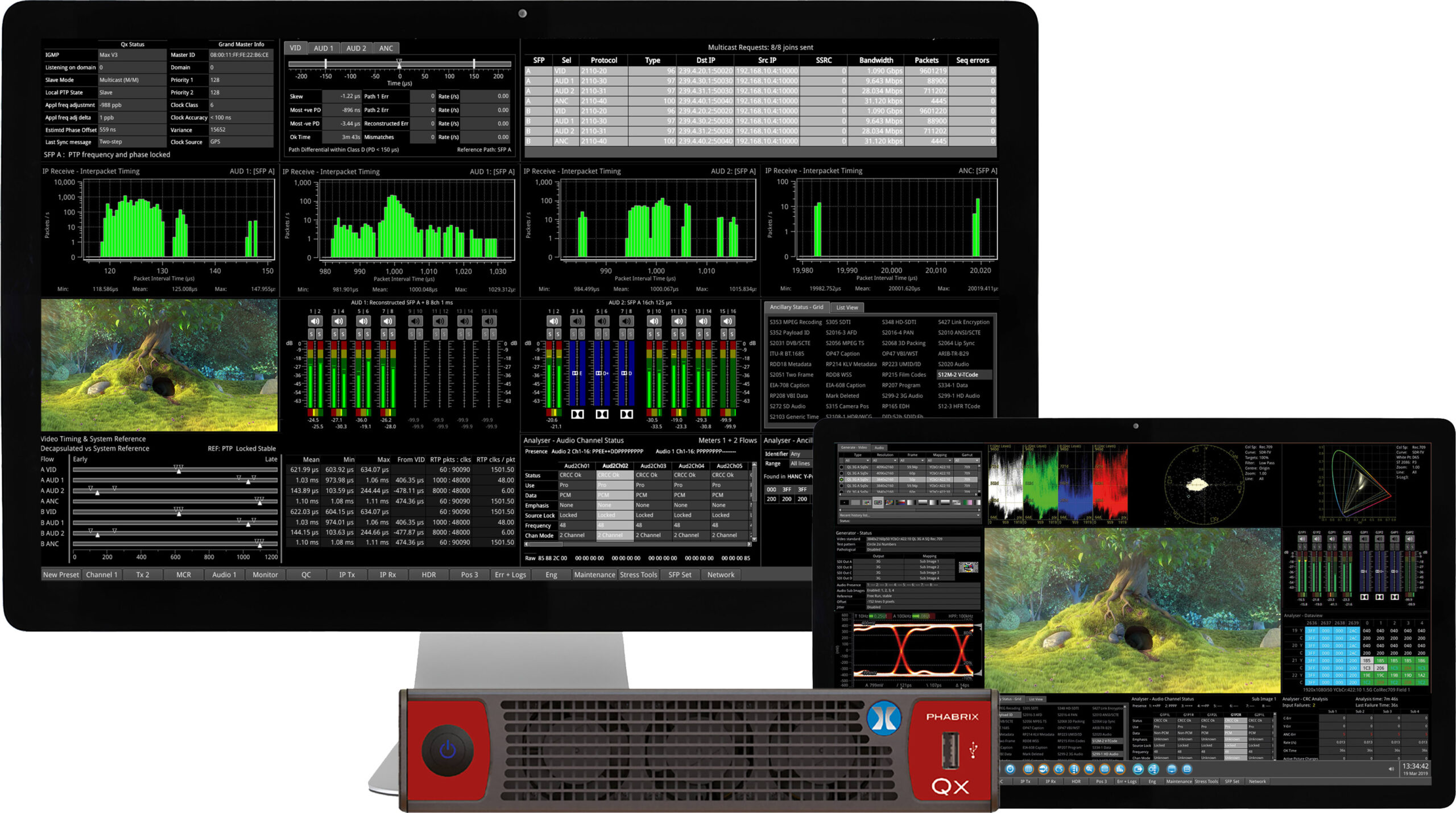 Phabrix PHQX01-12G - UHD/4K Rasterizer, Analyzer ONLY, HD/3G/4xHD/6G/4x3G/2x6G/12G-SDI