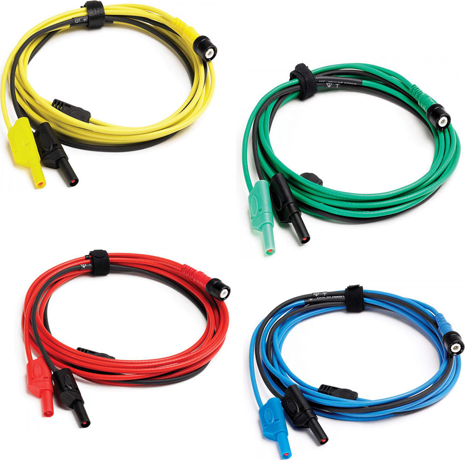 Pico PP718 Premium Test Leads: Set of Four Leads 3m (TA125 - TA128)