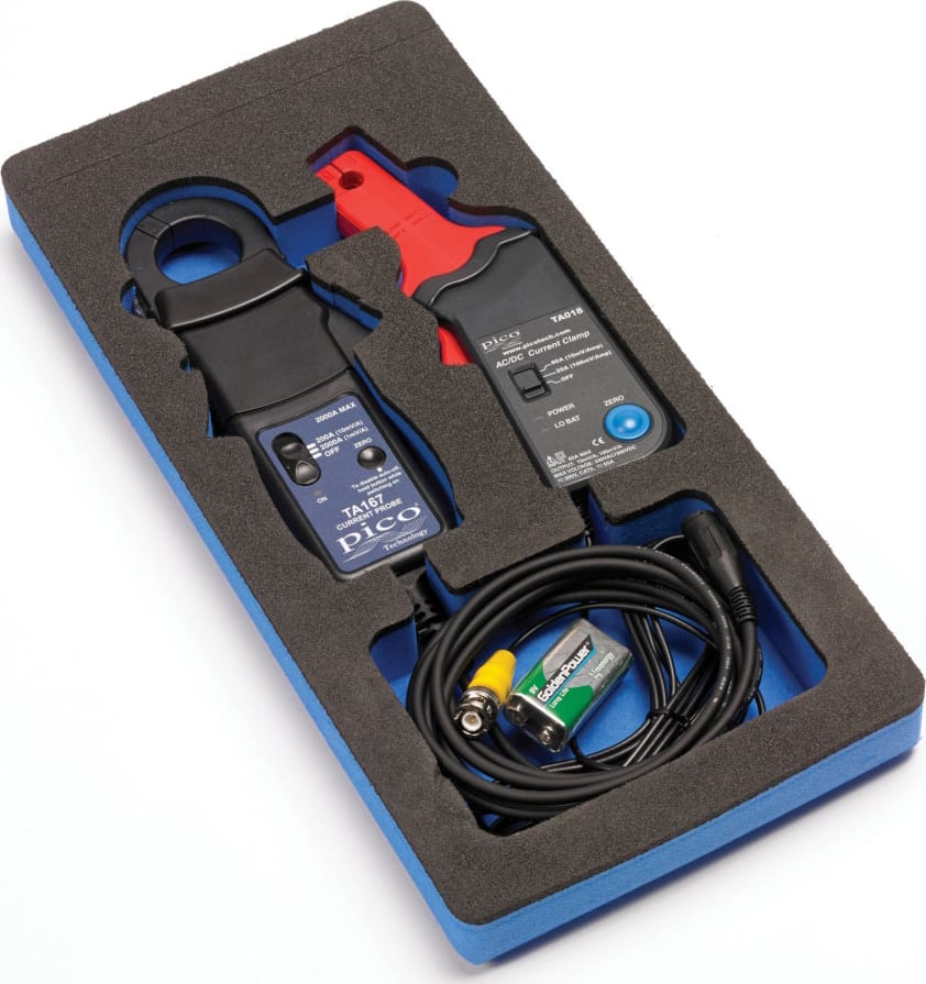 Pico PQ020 Mixed Current Clamps in Foam