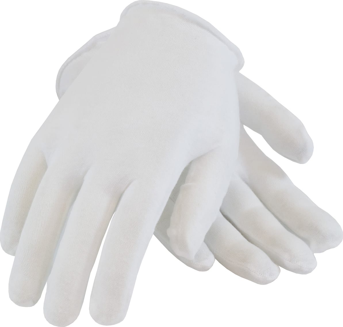 PIP 97-501 - CleanTeam Premium, Light Weight Lisle Inspection Glove w/Unhemmed Cuff - Ladies', 100 Dozen/Case (White)