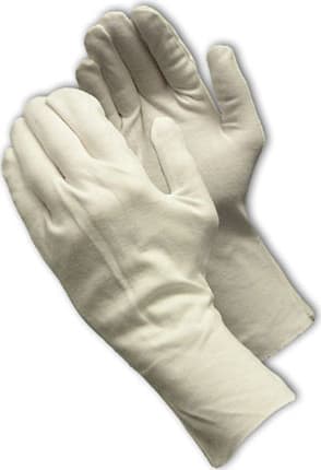 PIP 97-541/12 - CleanTeam Heavy Weight 12' Cotton Lisle Inspection Gloves w/Unhemmed Cuff - Women's (12 Pairs)