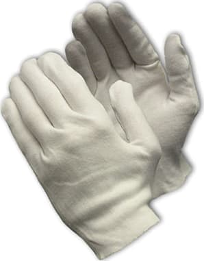 PIP 97-541 - CleanTeam Heavy Weight 8.5' Cotton Lisle Inspection Gloves w/Unhemmed Cuff - Women's (12 Pairs)