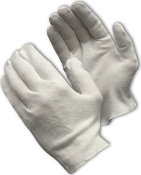 PIP 97-541H - CleanTeam Heavy Weight 8.5' Cotton Lisle Inspection Gloves w/Overcast Hem Cuff - Women's (12 Pairs)