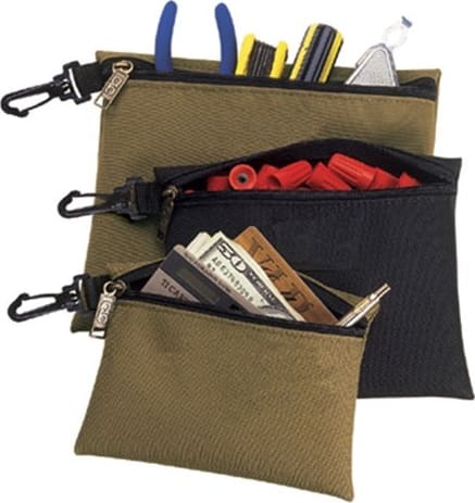Platt CLC 1100 - 3 Multi-Purpose, Clip-On, Zippered Bags