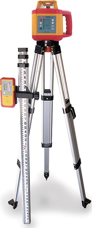 PLS HDR 1000 Kit - Fully Self Leveling Multiple Function Rotary Laser Kit