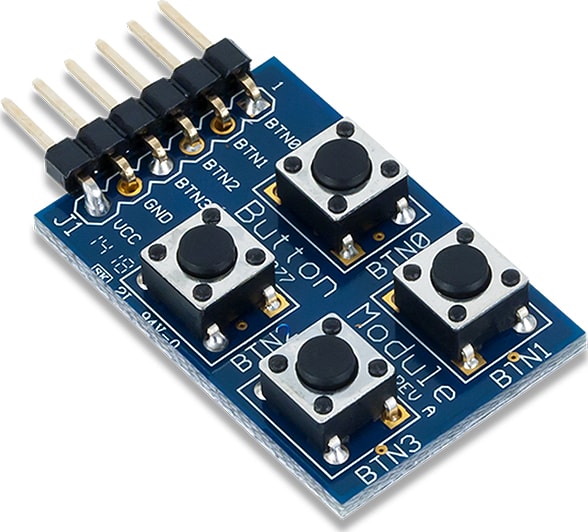 Digilent PmodBTN - 4 User Pushbuttons