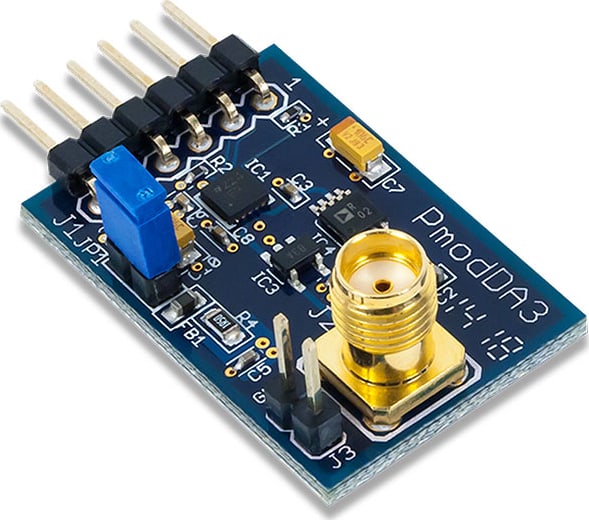Digilent PmodDA3 - One 16-bit D/A Output