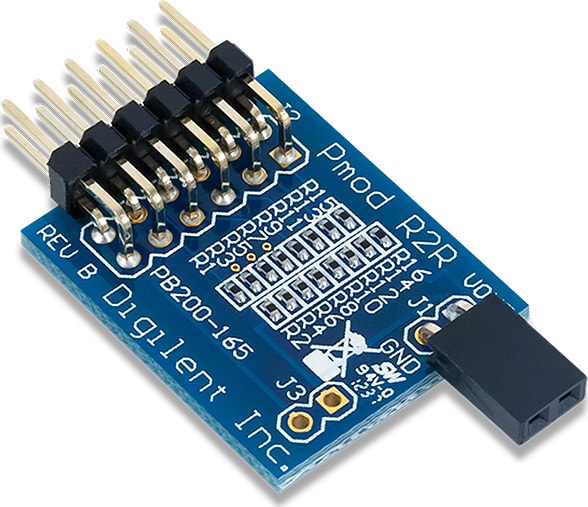 Digilent PmodR2R - Resistor Ladder D/A Converter