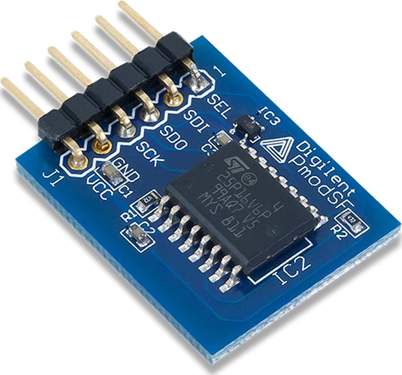 Digilent PmodSF - 2 MB Serial Flash Memory