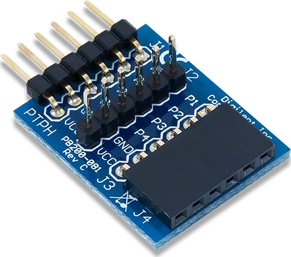Digilent PmodTPH - 6-pin Test Point Header