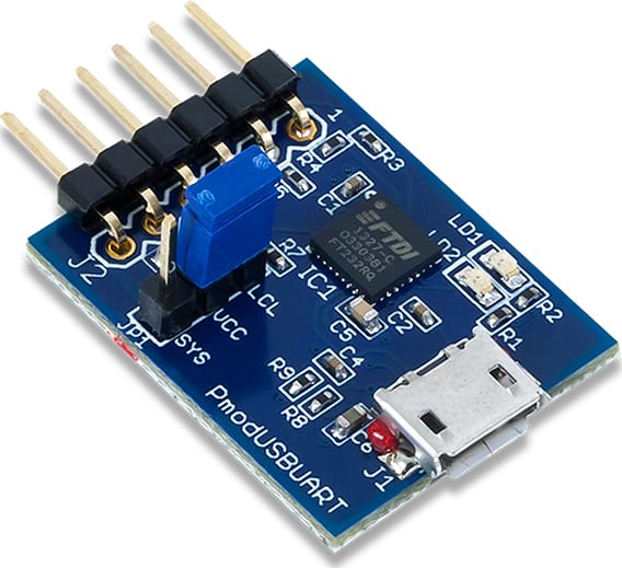 Digilent PmodUSBUART - USB to UART Interface