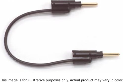 Pomona P-4-2 - Pin Tip Plug Patch Cord, 4', Red