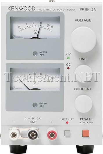 Kenwood PR18-1.2A 0-18 Volts / 0-1.2 Amps, Analog Display