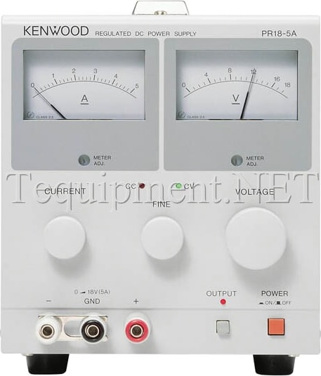 Kenwood PR18-5A 0-18 Volts / 0-5 Amps, Analog Display