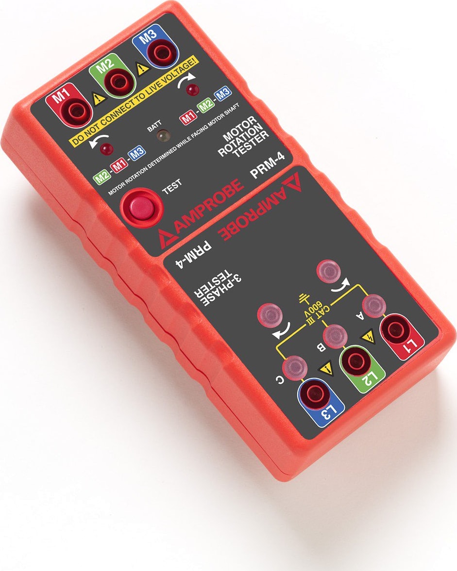 Amprobe PRM-4 Phase Sequence and Motor Rotation Tester