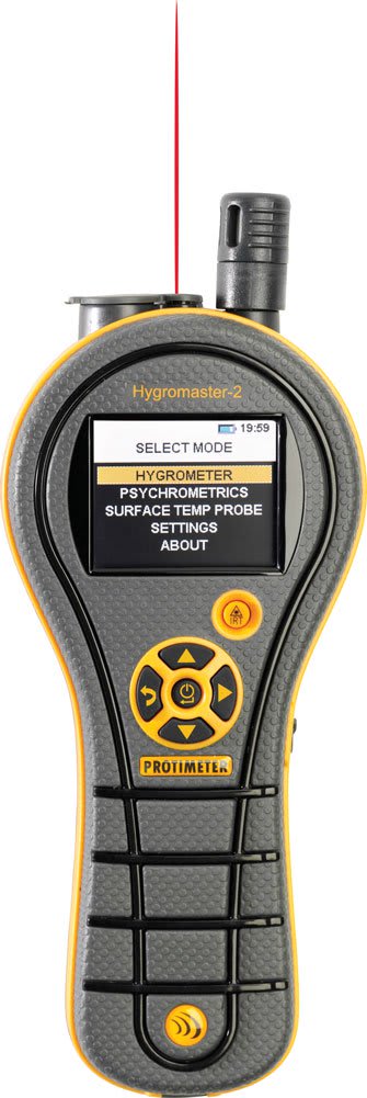 Protimeter BLD7759 Hygromaster 2 c/w BLD5802 Ex Lead, BLD4711 Humidity Box, POL4750 Hygrostick