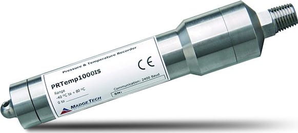 MadgeTech PRTemp1000IS-100-PSIG - Intrinsically Safe Pressure and Temperature Recorder