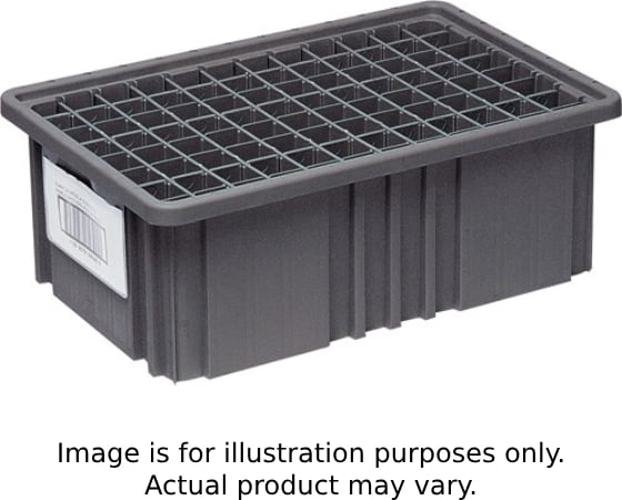 Quantum Storage Systems LBL2X8CO - Clear Label Holder for DG91035CO/DG92035CO/DG93030CO Grid Container