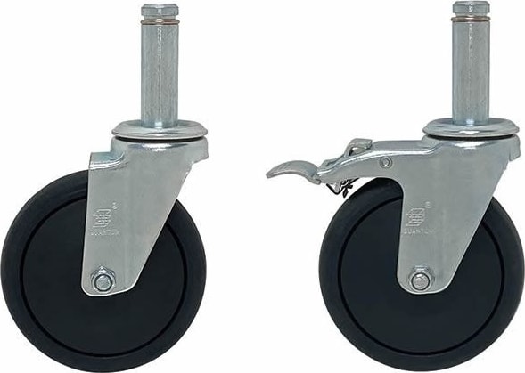 Quantum Storage Systems WR-00CO - ESD/Conductive Casters, 4 Swivel, 2 with Brake