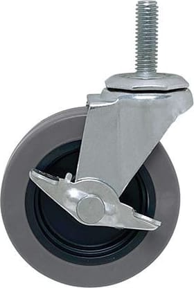 Quantum Storage Systems WR-3 - Polyurethane Casters, 4 Swivel with Brake