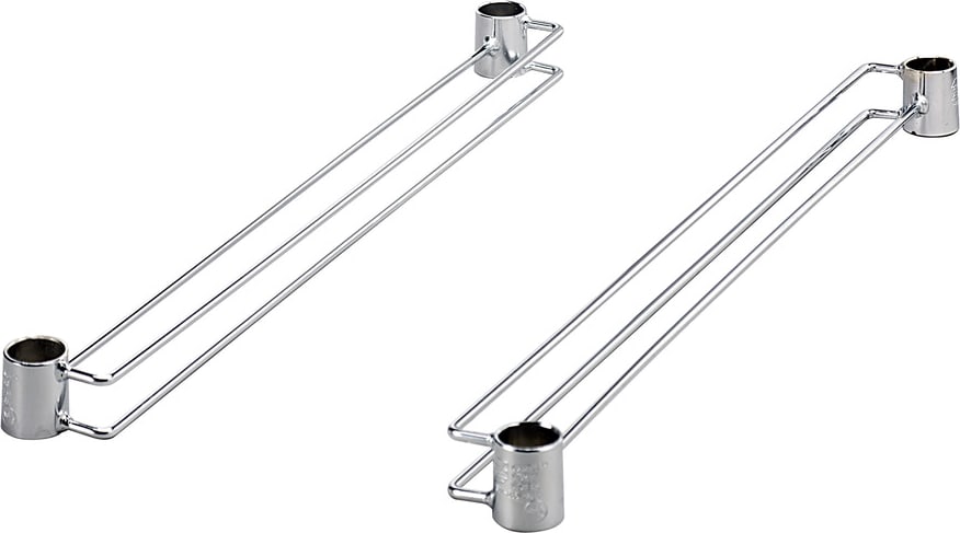 Quantum Storage Systems WR-S24W - 24' Bin Tray Container Slide For Chrome Wire Shelving, One Pair