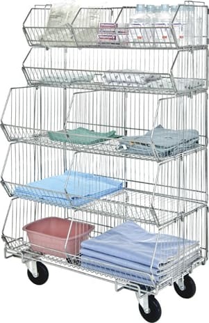 Quantum Storage Systems WR5-36MSBA-MOB - Mobile Stacking Baskets