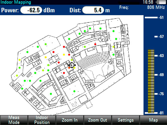 Rohde and Schwarz FSH-K17 - Indoor Mapping Option For FSH