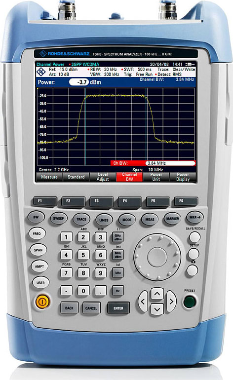 Rohde and Schwarz FSH20-NP80 - Handheld Spectrum Analyzer (9kHz-20GHz), Package Only for US Navy