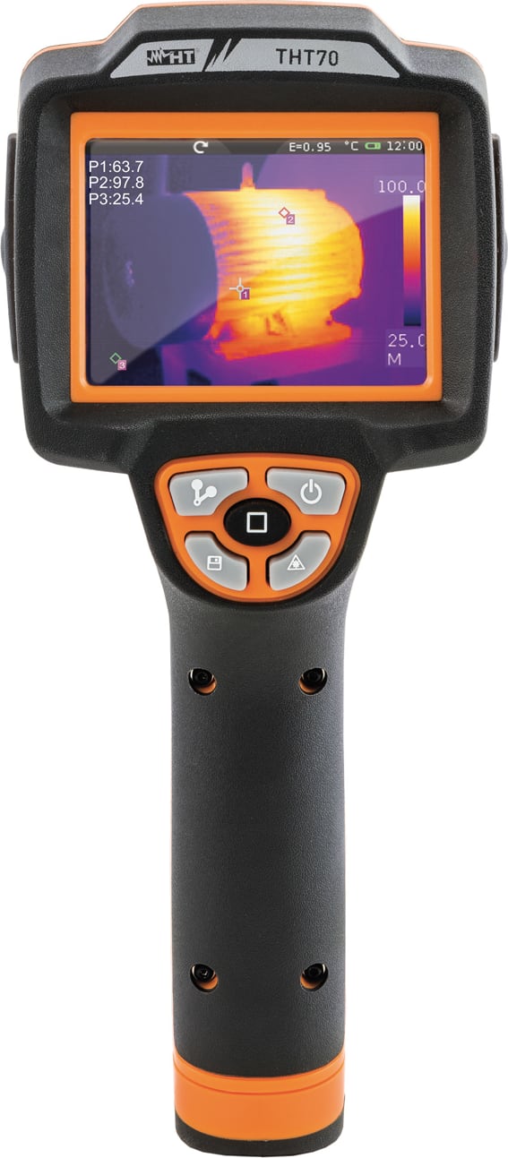 HT Instruments THT70 Powerful IR Camera 384x288 Pixel with Touch-Screen Display, 50Hz