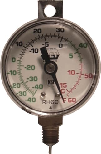 UEi RH60 2 Inch Remote Thermometer
