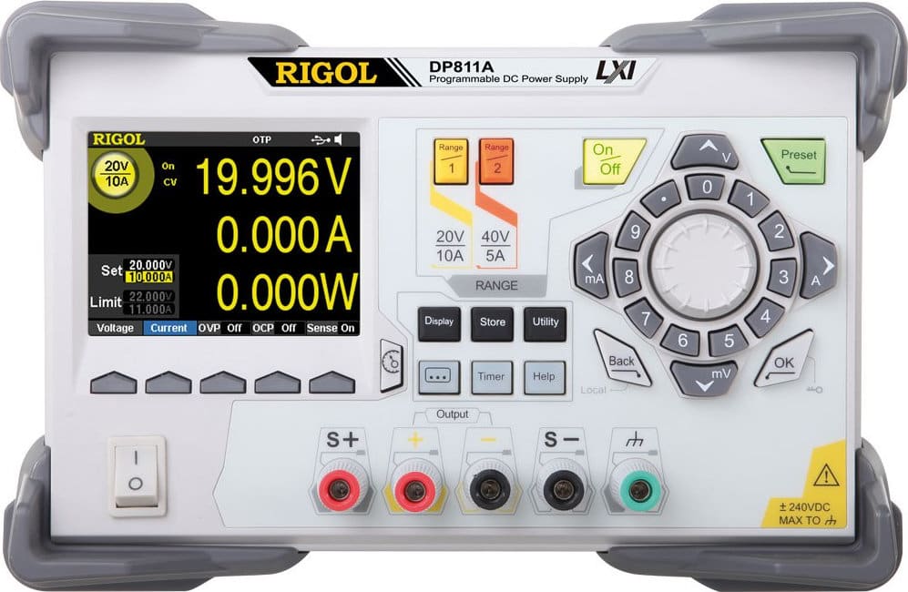 Rigol DP811A Dual Range 200 W Single Output Power Supply