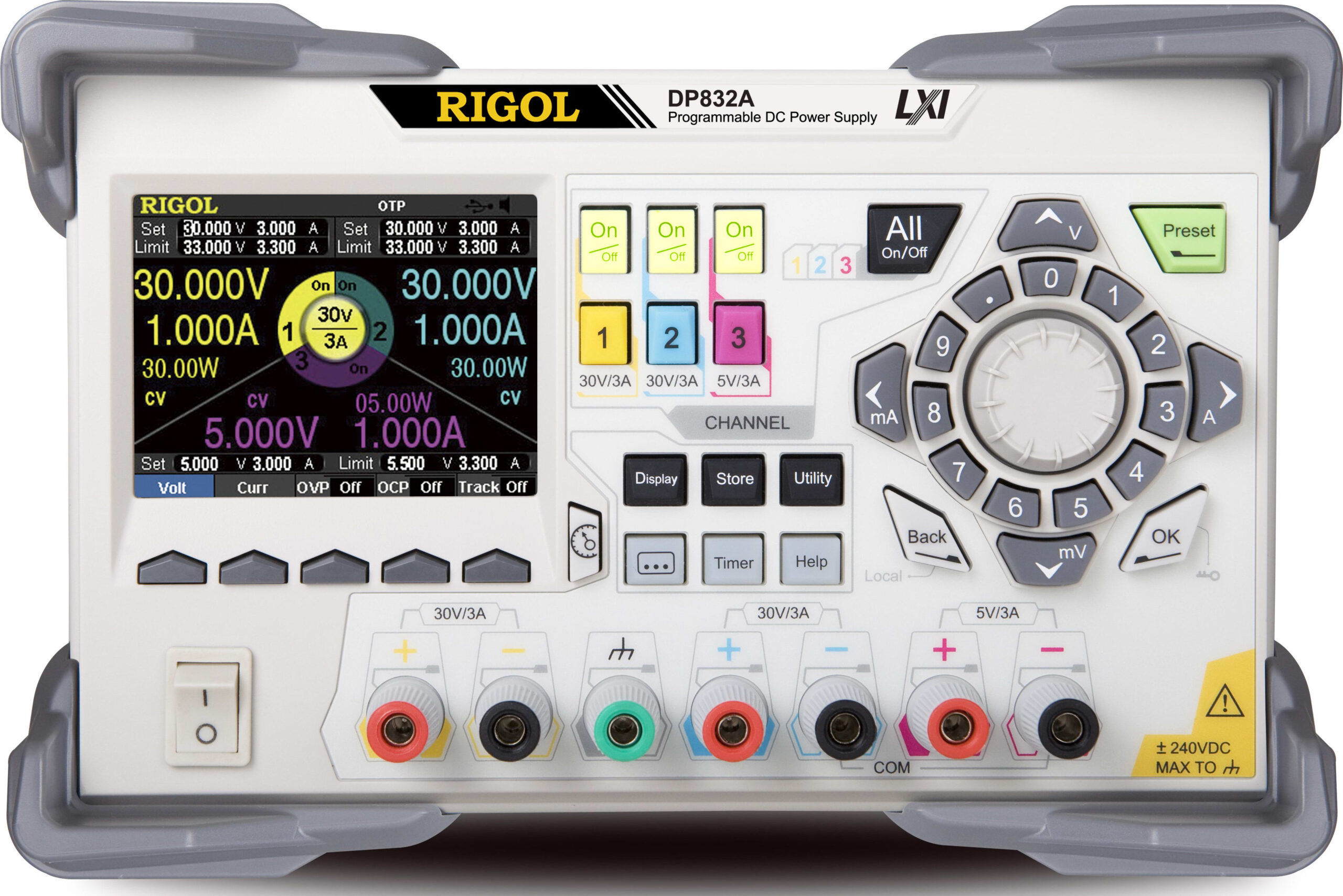 Rigol DP832A Programmable DC Power Supply (3 Channels)