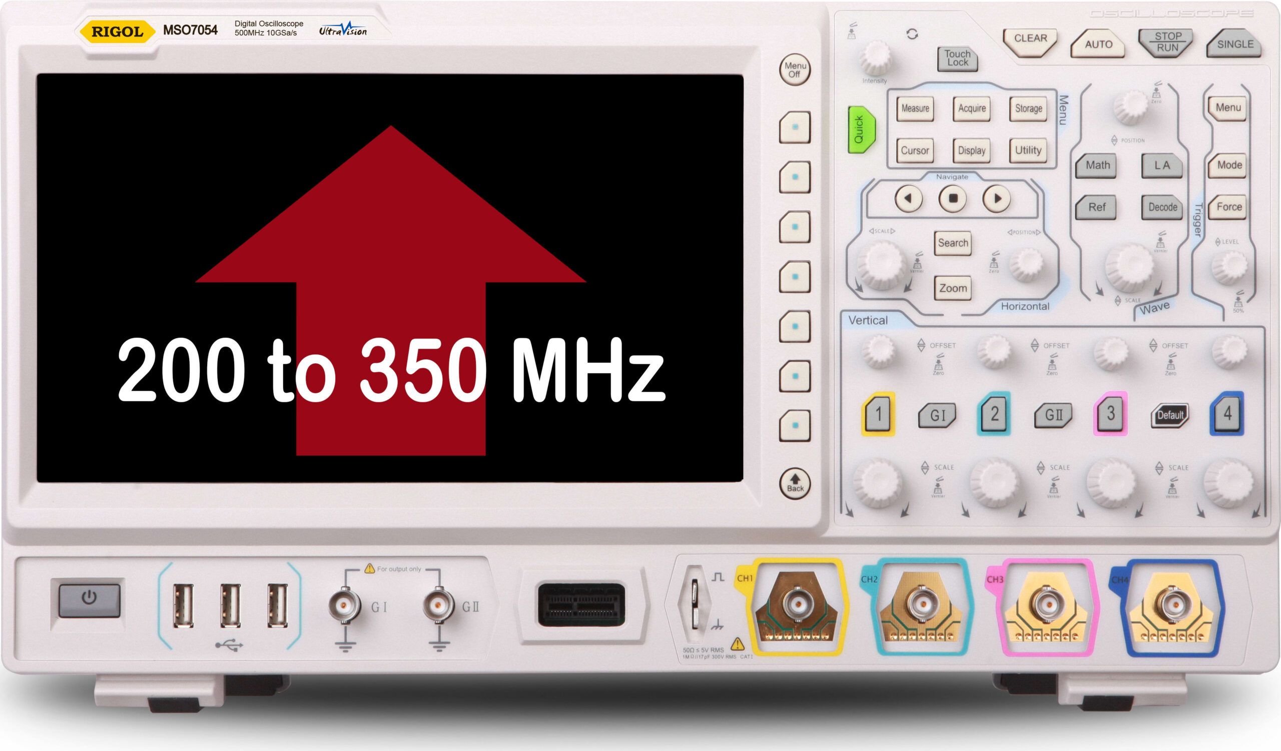 Rigol DS7000-BW2T3 - DS7024/MSO7024 Bandwidth Upgrade from 200 to 350 MHz